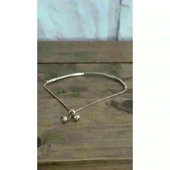 Multicolor Rhinestone Pave Adjustable Gold Tone Bolo Bracelet - Picture 3 of 4